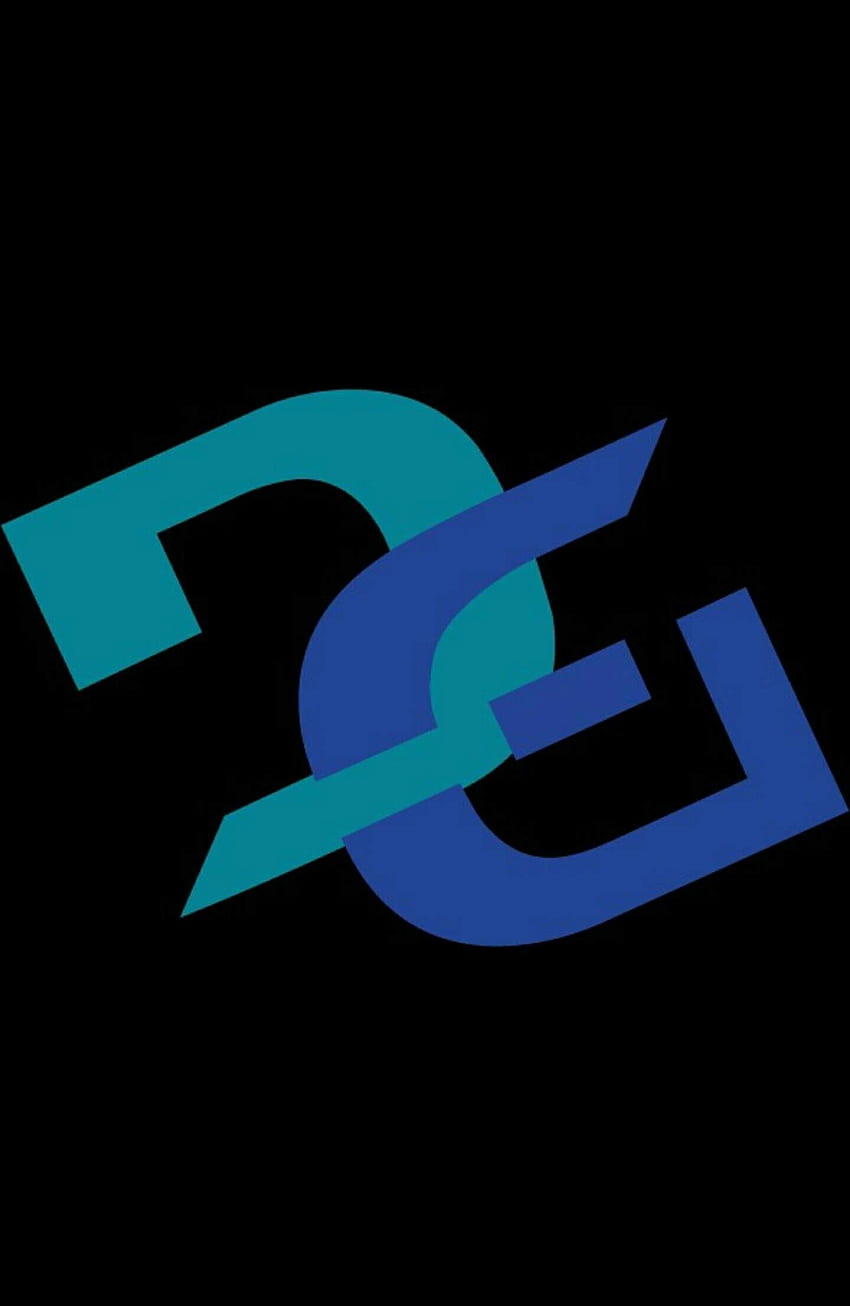 DG, електриково синьо, символ HD тапет за телефон