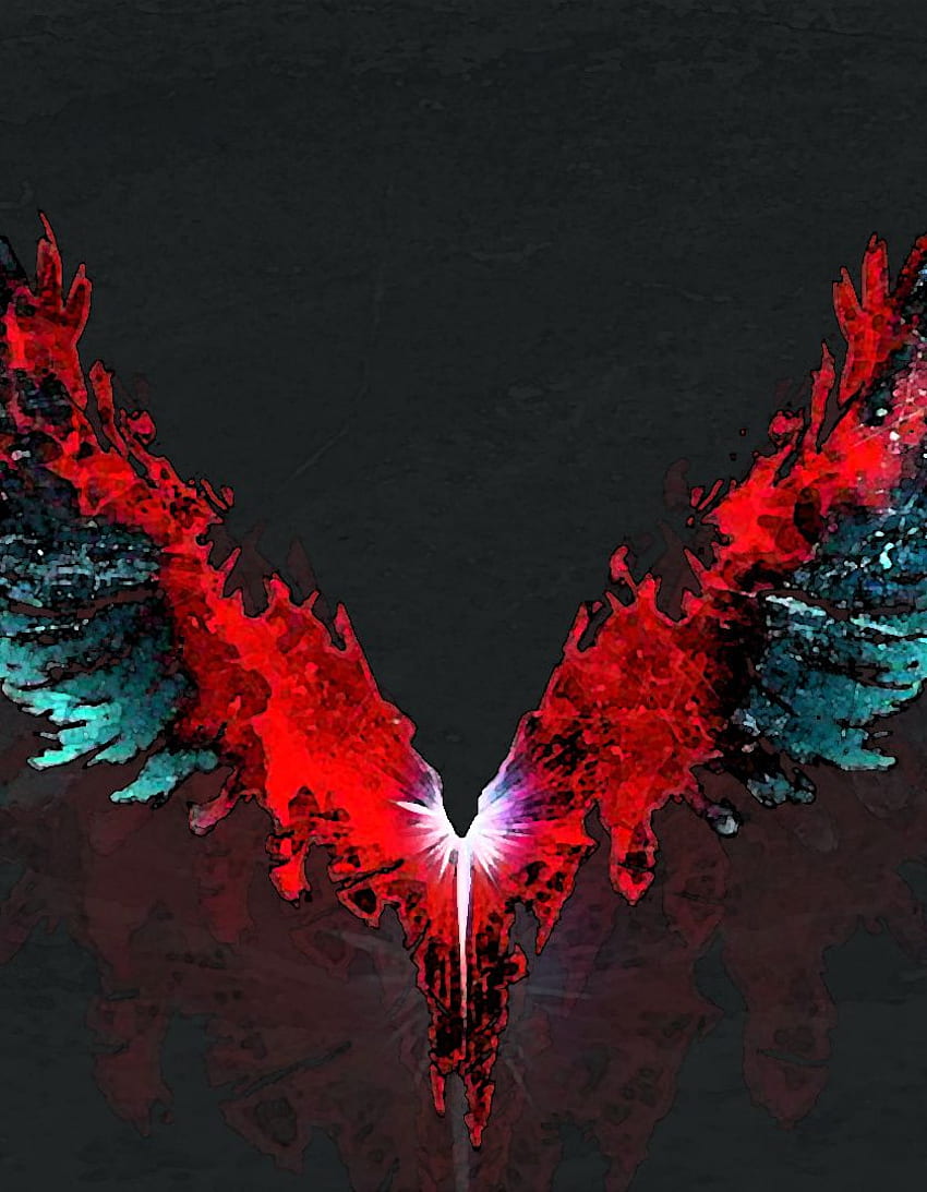 Devil May Cry 5, video game, wings, logo , , iPhone 4, iPhone 4S, iPod  touch HD phone wallpaper | Pxfuel