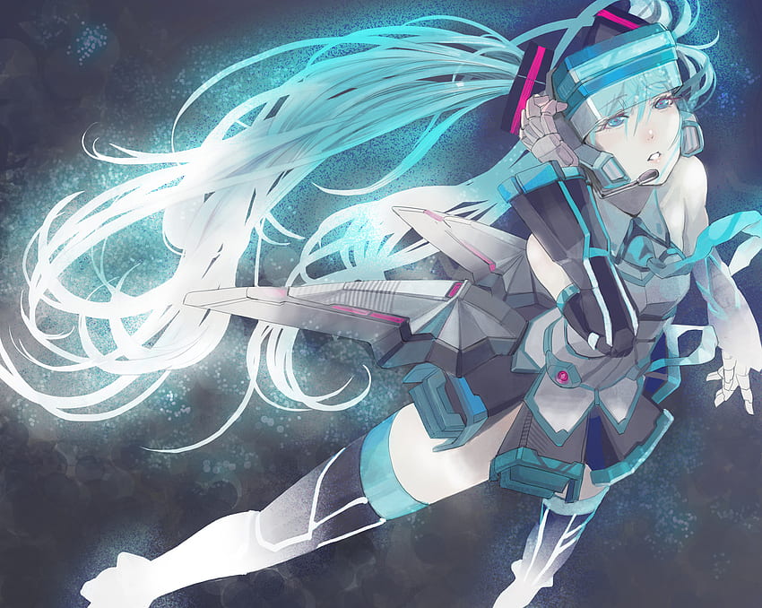 Vocaloid, blue eyes, hatsune miku, mecha, aqua hair, long hair HD ...