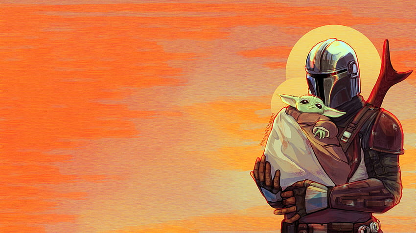Orange Star Wars HD wallpaper