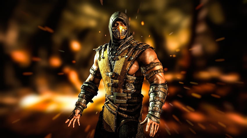 Mortal Kombat Klassic, klassischer Skorpion HD-Hintergrundbild