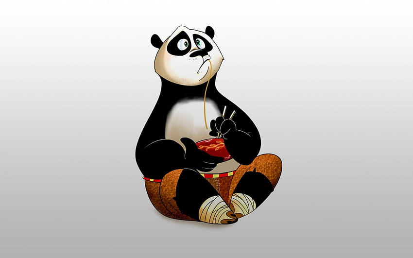 Panda, entertainment, movies, cool, funny HD wallpaper