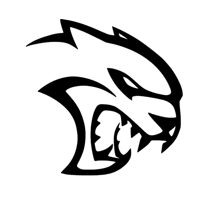 Simbol Dodge Hellcat. Logo Kucing Neraka, Logo Kucing Neraka wallpaper ponsel HD