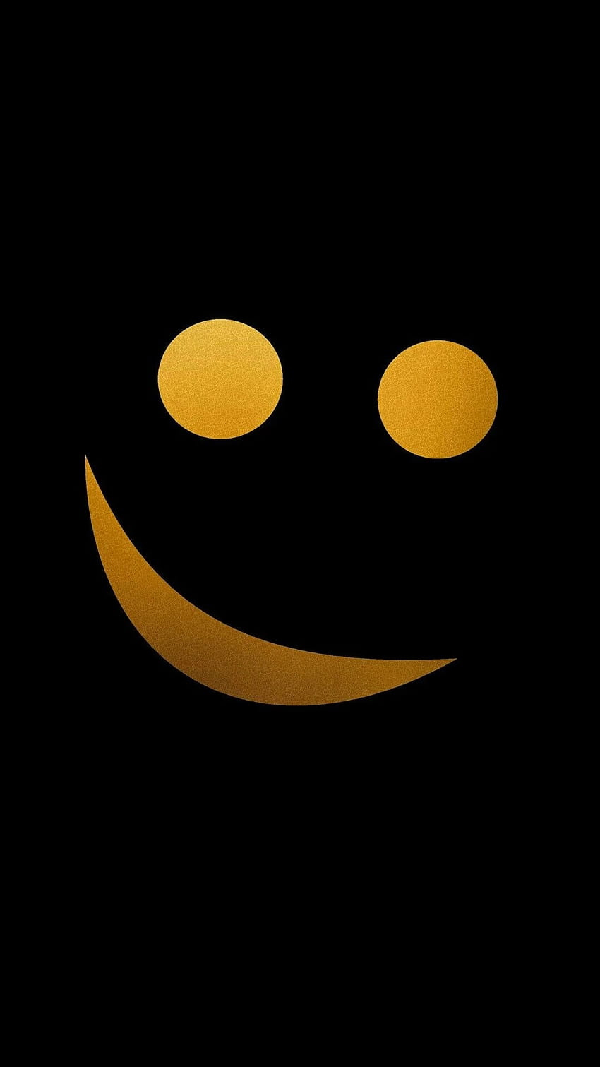 Емоджи, черна тема, усмивка HD тапет за телефон