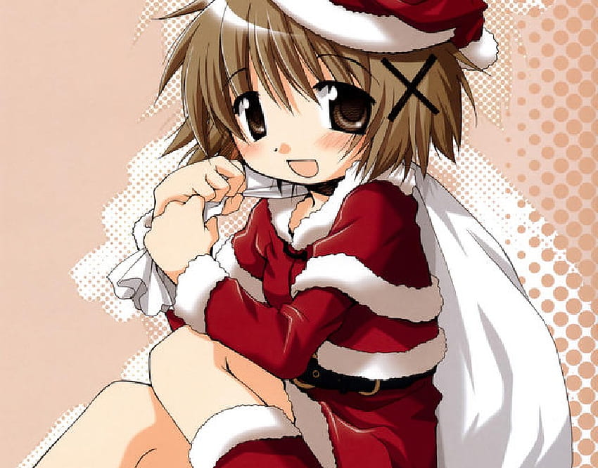 Christmas anime, anime girl, anime, happy christmas HD wallpaper | Pxfuel