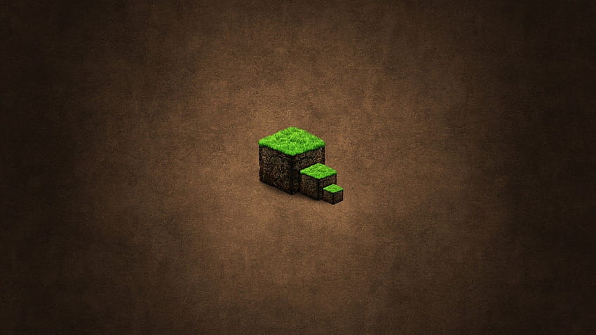 : Minecraft Minimal Bloklar HD duvar kağıdı