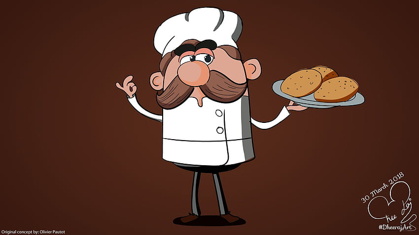 Dheeraj Maheshwari - Cute Cartoon Style Chef, Cartoon Chefs HD wallpaper