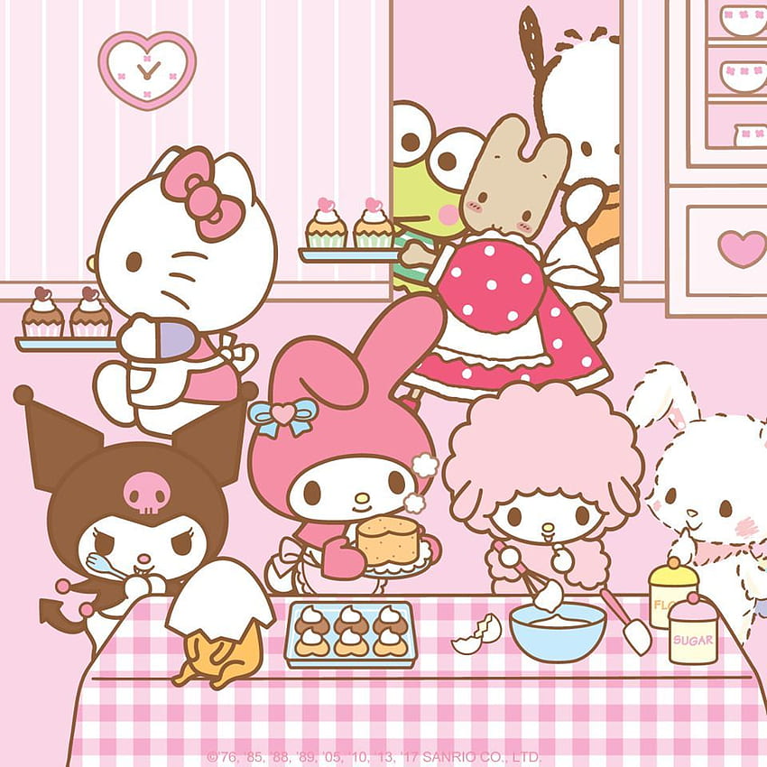 Download Hello Kitty and Friends Gathering Together Wallpaper  Wallpapers com