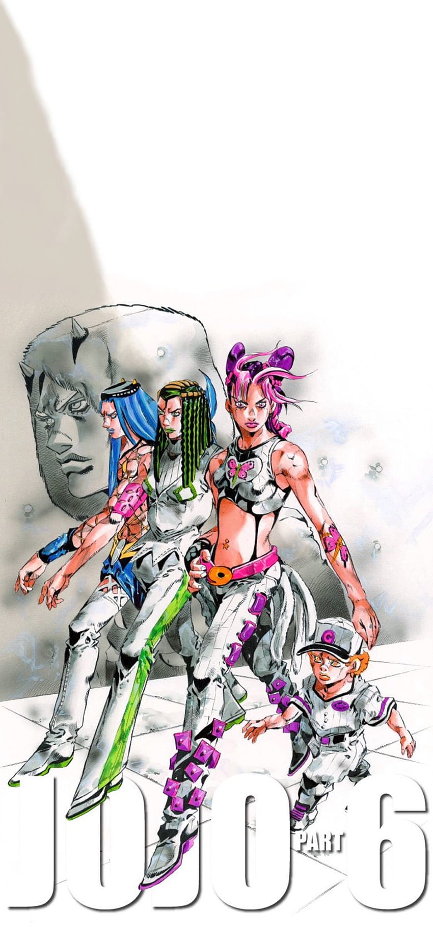 I made a Stone Ocean phone wallpaper to celebrate the end of JoJos part 6   rStardustCrusaders