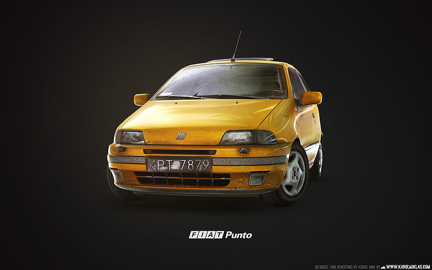 ArtStation - FIAT Punto GT, Karol Miklas HD wallpaper
