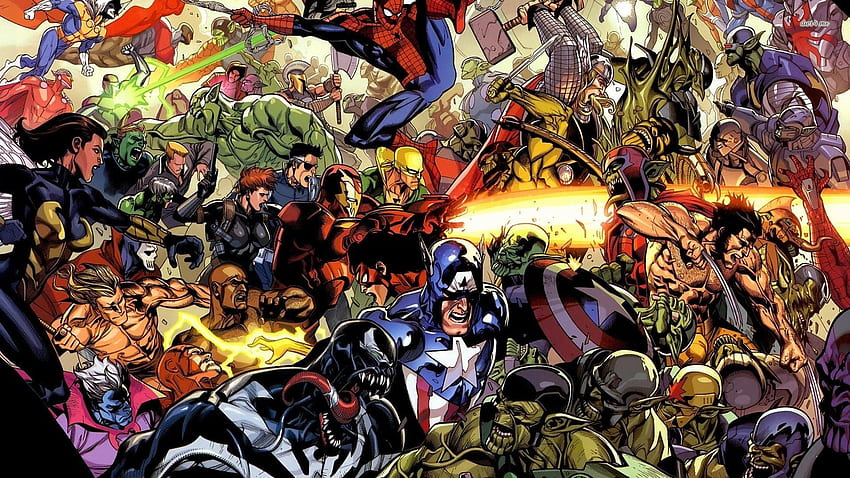 Komiksy Marvela, komiksy Avengers Tapeta HD