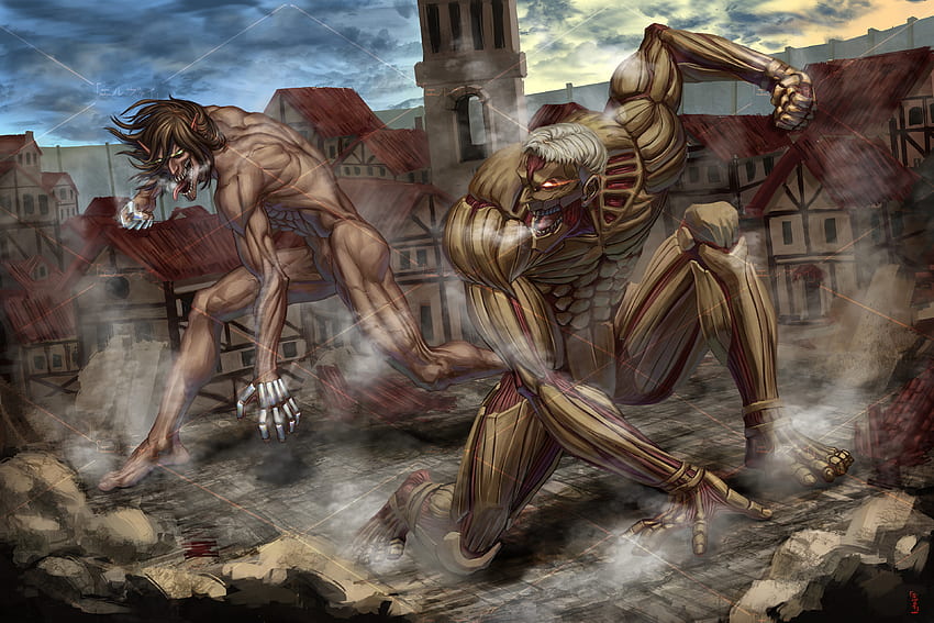 Founding Titan Attack On Titan Final Season Part 3 4K Wallpaper