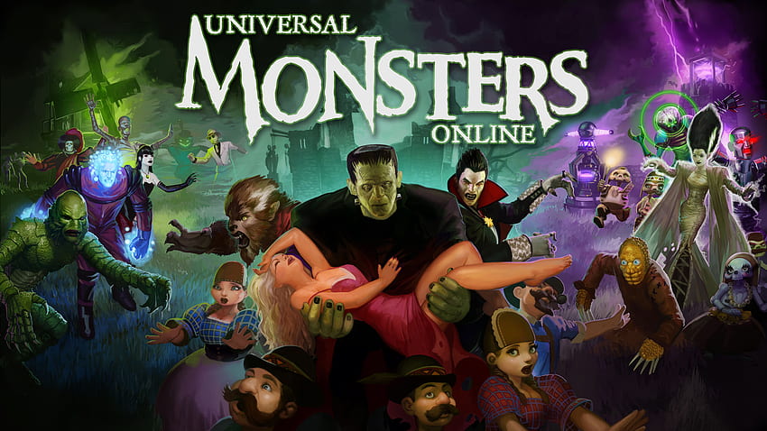 โลโก้ Universal Monsters เกี่ยวกับสัตว์ประหลาดสากล วอลล์เปเปอร์ HD