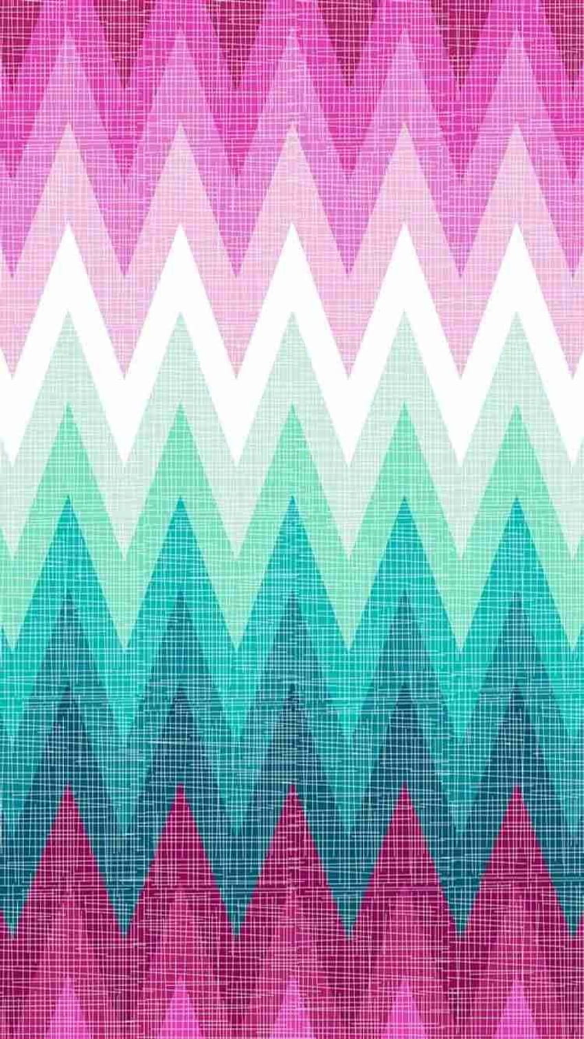 Ombre Pastel Chevron iPhone 6 - Texture Zigzag Pattern HD phone wallpaper