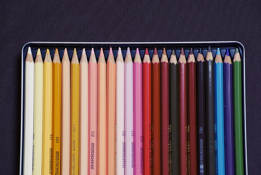 divers, divers, dessin, crayons couleur, peinture, crayons couleur, ensemble Fond d'écran HD