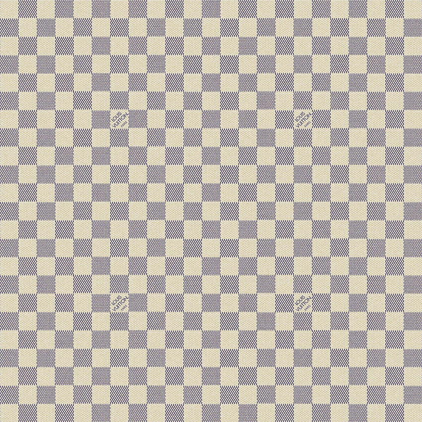 Download Black And Grey Checkered Louis Vuitton Background