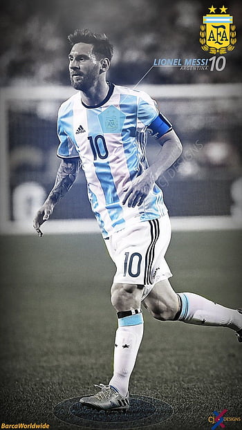 HD wallpaper: Lionel Messi-World Cup 2014 Final Argentina HD Wal.., men's  white and blue striped soccer jersey | Wallpaper Flare