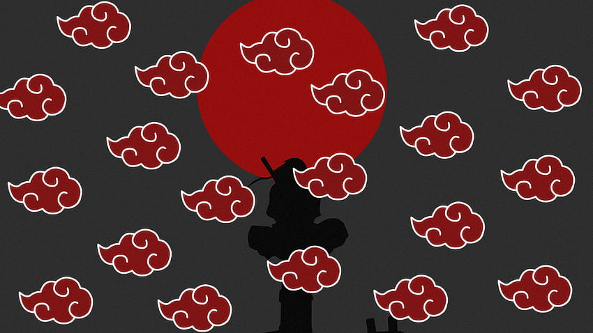 Akatsuki, Naruto Nuvem Vermelha papel de parede HD