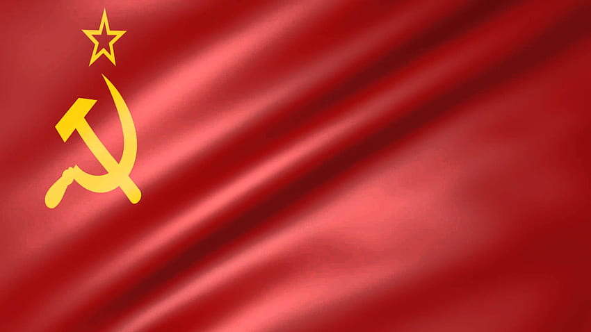 Animated Flag of the Soviet Union (USSR) HD wallpaper