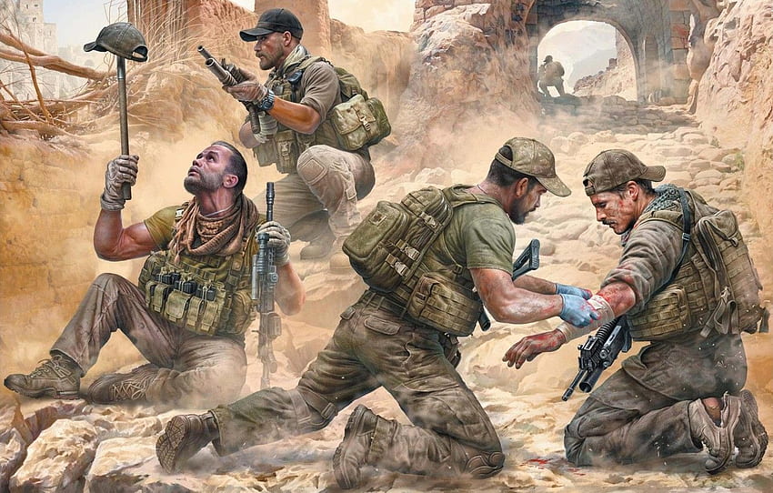 soldados, EE. UU., fuerzas especiales, Valery Petelin, equipo de operaciones especiales, peligro cerca de , sección оружие fondo de pantalla