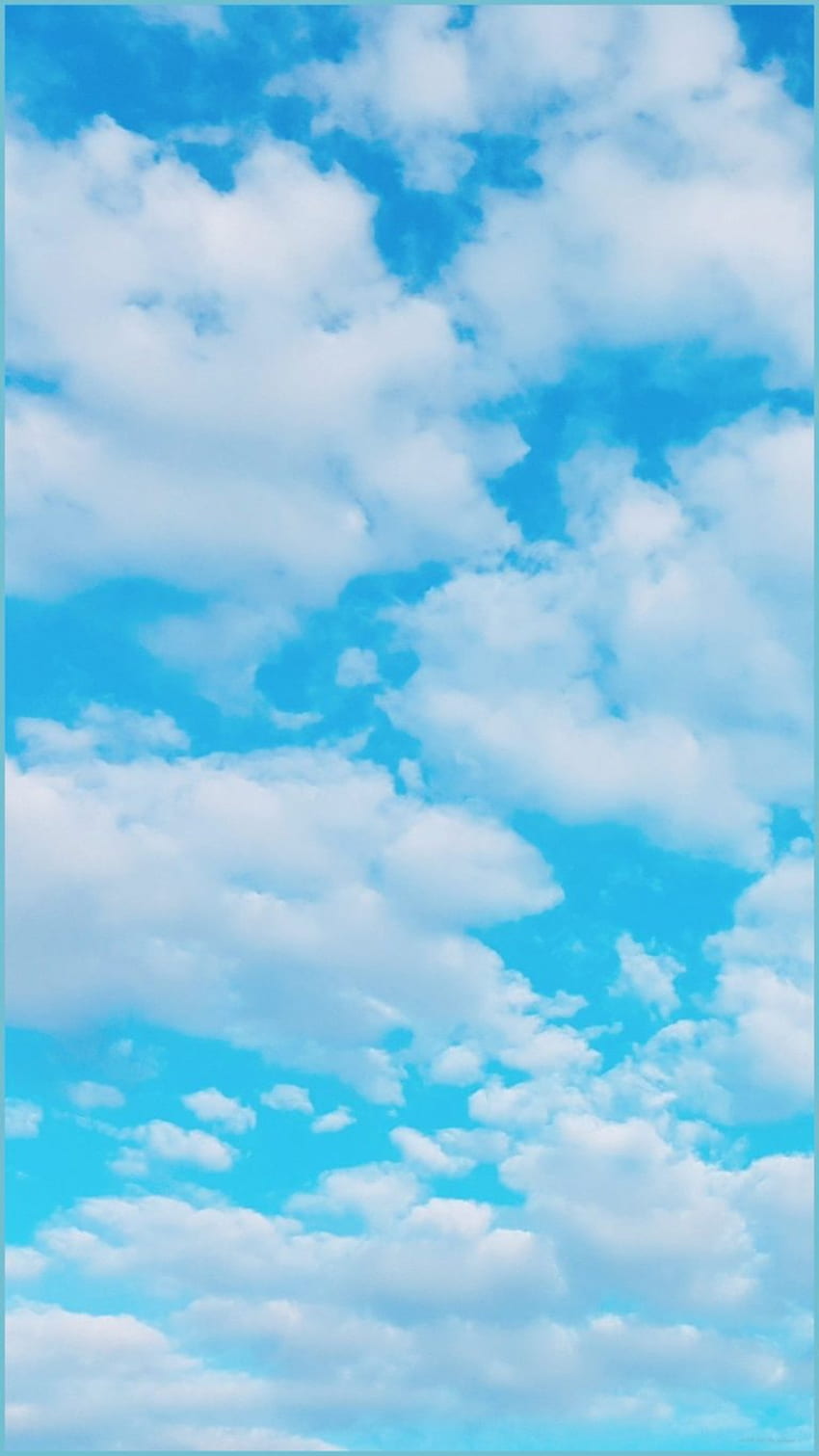 スカイブルーの美学 - 美学のライトブルー、パステルブルーの美学の雲 HD電話の壁紙