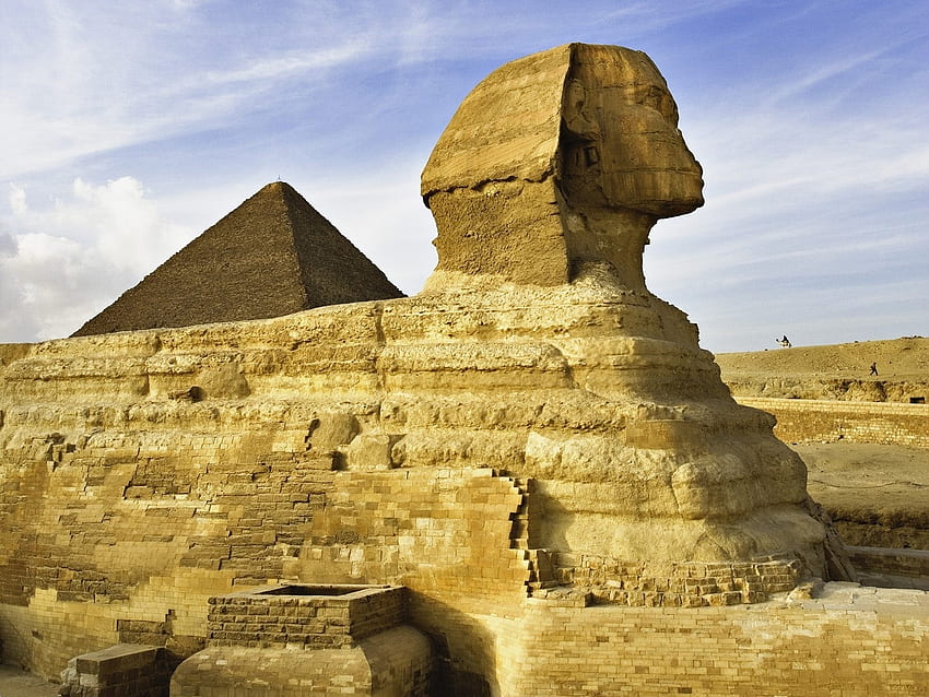 Landscape, Egypt, Sphinx HD wallpaper
