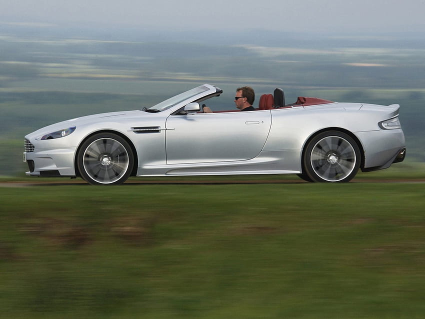 Auto, Aston Martin, Autos, Seitenansicht, Geschwindigkeit, Stil, DBS, 2009, Silbermetallic HD-Hintergrundbild