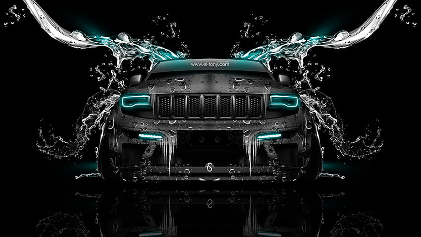Jeep Grand Cherokee SRT8 Front Water Car 2014 Azure Neon [] for your , Mobile & Tablet. Explore Jeep SRT . Jeep Logo , Jeep HD wallpaper