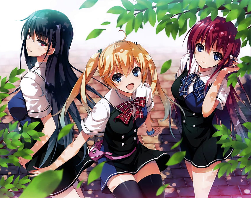 Anime anime girls Grisaia no Kajitsu Grisaia no Meikyuu Matsushima Michiru  wallpaper, 2048x1152, 243070