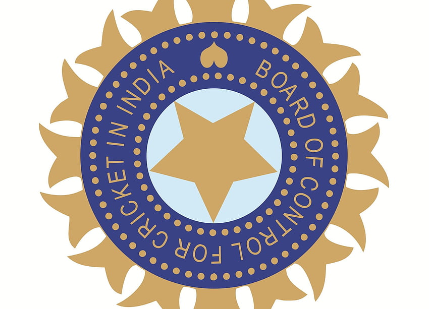 Loghi di cricket dell'India, logo della squadra di cricket indiana Sfondo HD