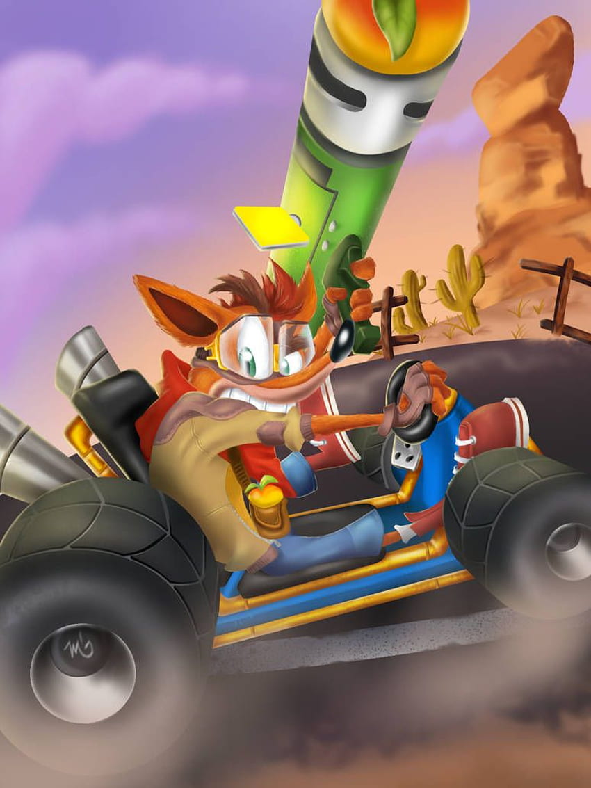 Crash Team Racing Nitro Fueled By MarcStrong [] For Your , Mobile & Tablet. Explore Crash Team Racing Nitro Fueled . Crash Team Racing Nitro Fueled , Crash Background HD phone wallpaper