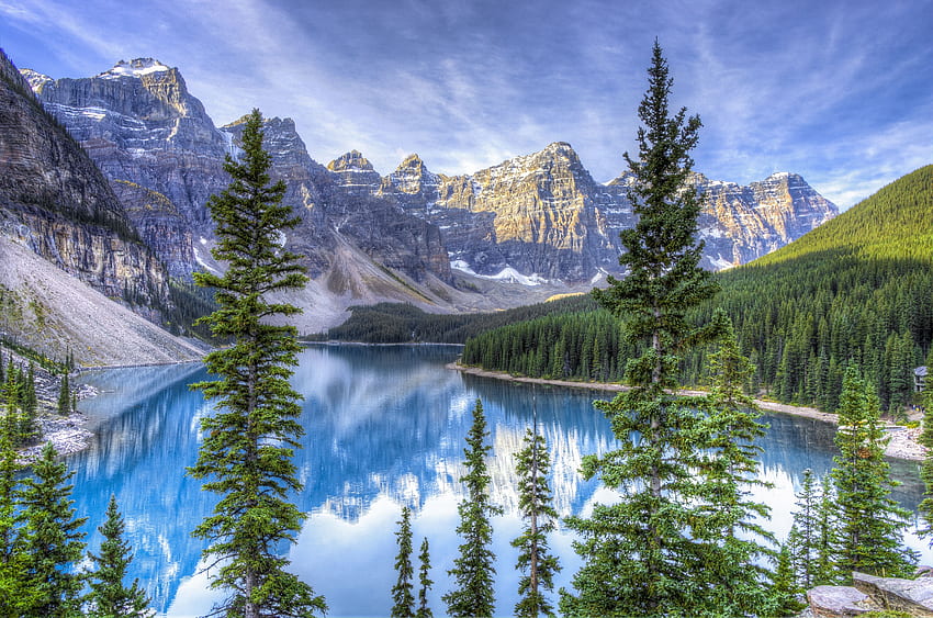 Kanada, Verschiedenes, Sonstiges, r, Albert, Alberta, Moraine Lake HD-Hintergrundbild