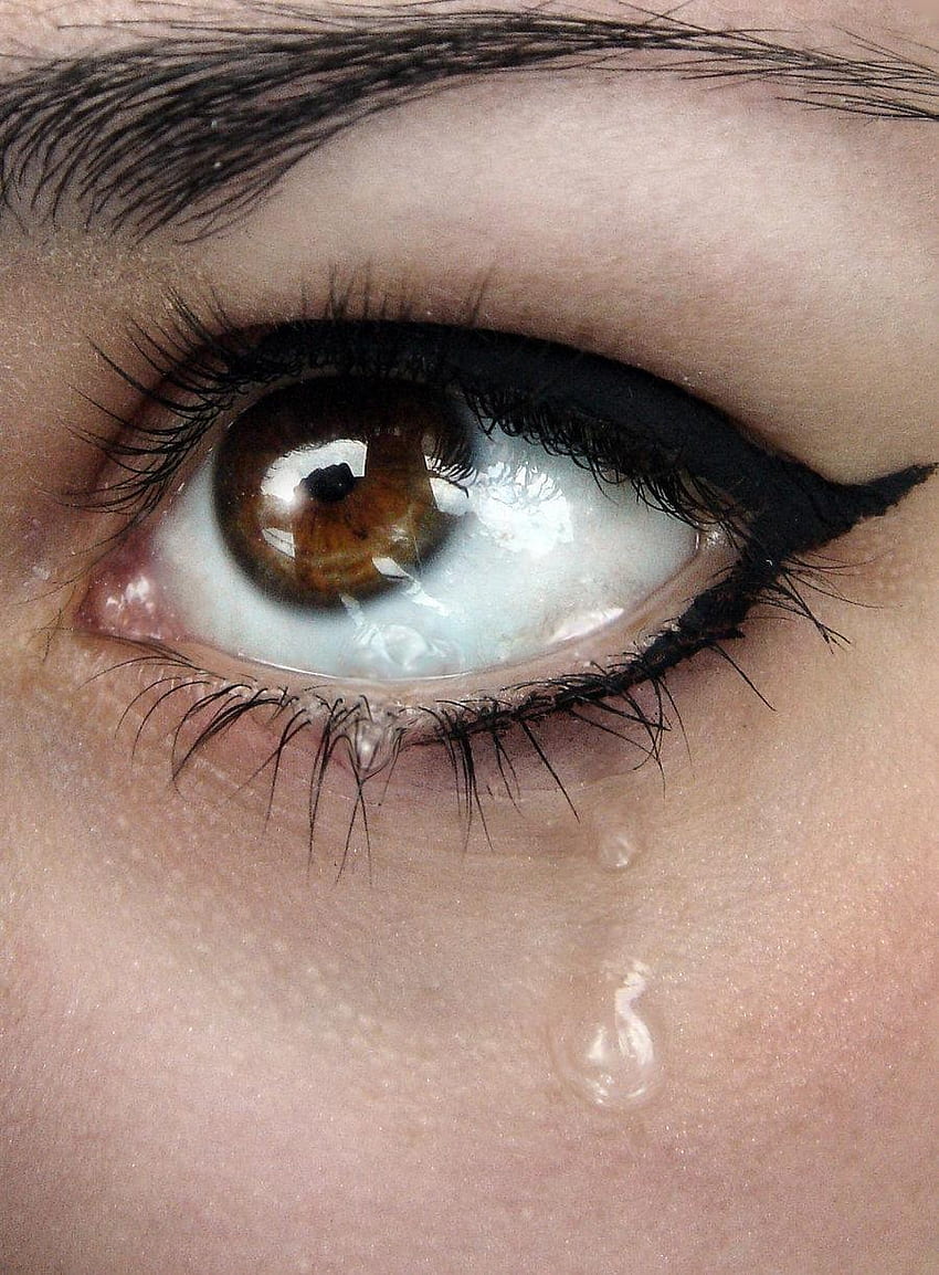Weinende Augen - -, Trauriges Augenweinen HD-Handy-Hintergrundbild