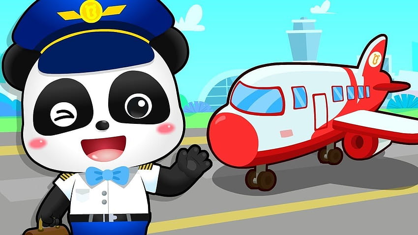 Little Pilot Flying Airplane. Police Cartoon, Jobs Song. Kids Songs. Kids  Cartoon, Babybus HD wallpaper | Pxfuel
