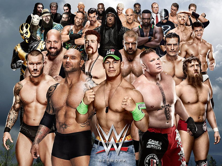 Alle WWE-Wrestler in einem, WWE-Superstar HD-Hintergrundbild