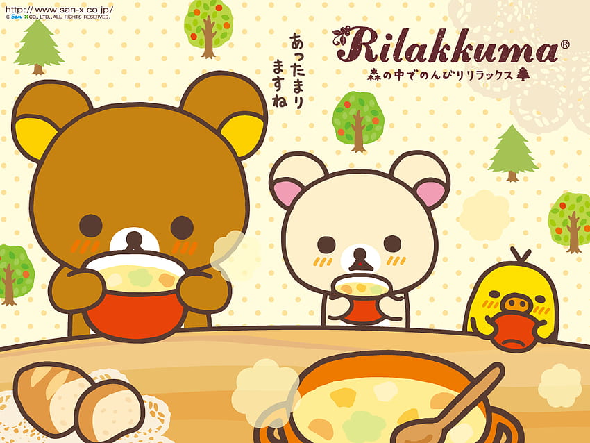 Tienda Rilakkuma: Kawaii Rilakkuma de San X, Cute Rilakkuma fondo de pantalla