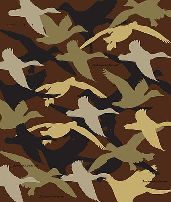 duck camo pattern wallpaper
