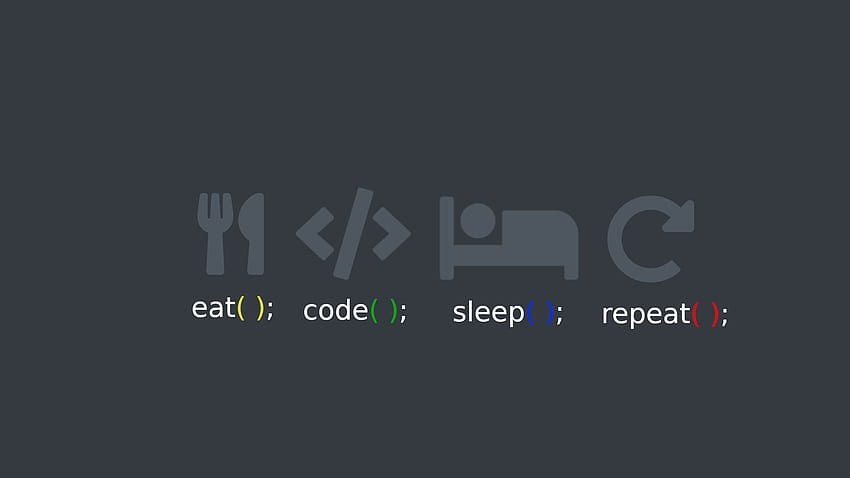Eat Sleep Código Repetir fondo de pantalla