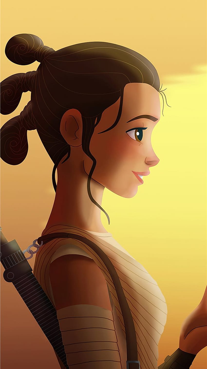 star wars rey and bb8 iPhone 8, Girly Star Wars HD phone wallpaper