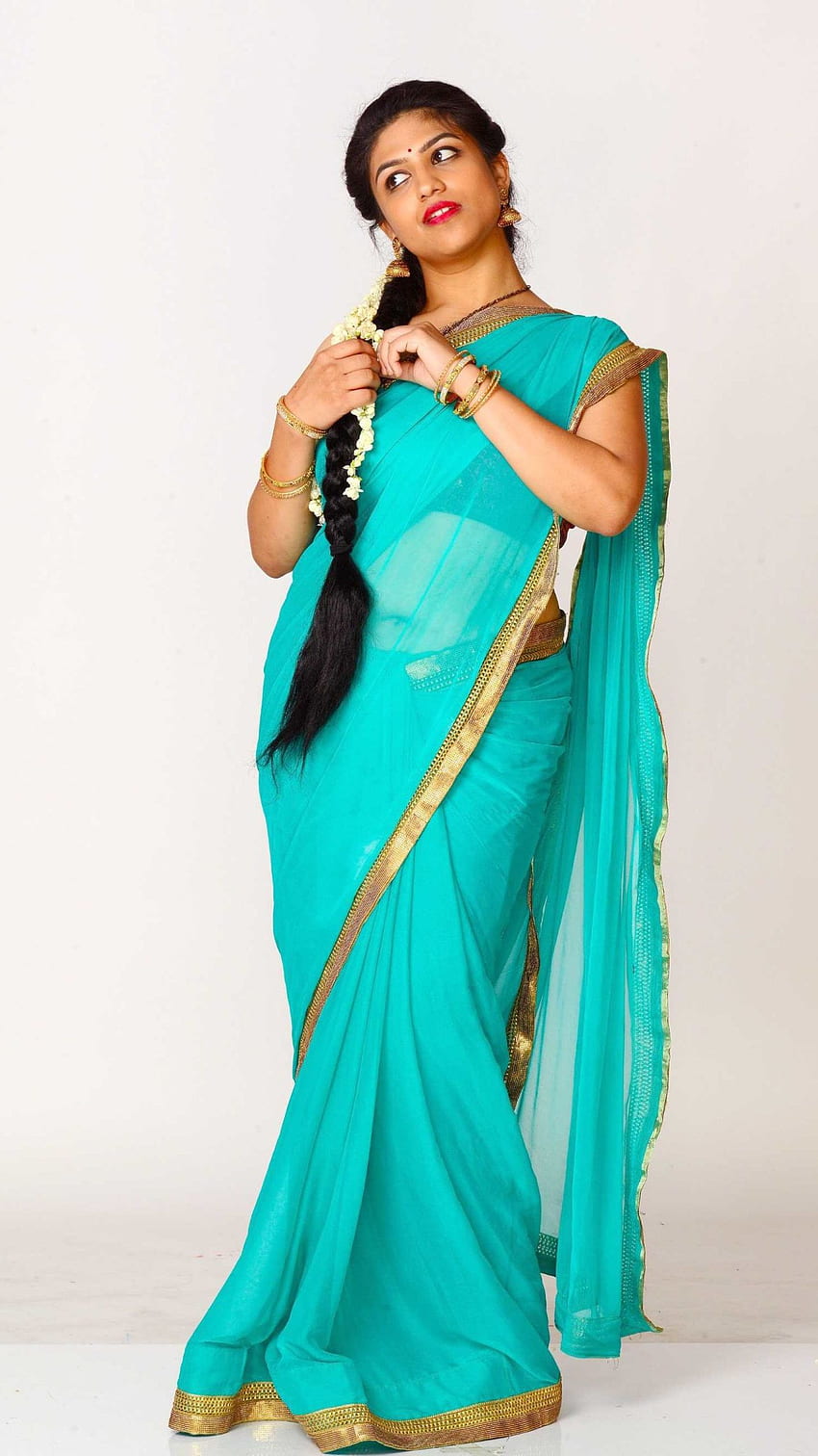 Supriya aysola, saree menggoda, aktris telugu wallpaper ponsel HD
