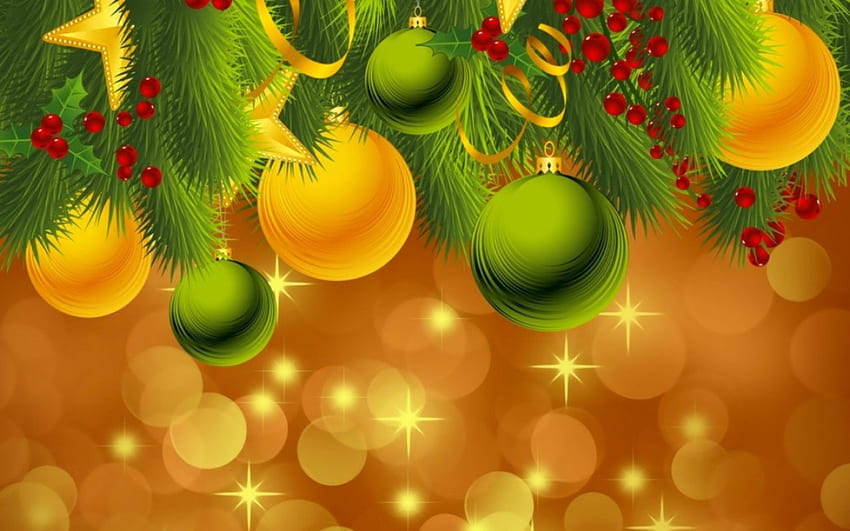 Christmas balls, bokeh, decor, balls, Christmas HD wallpaper | Pxfuel