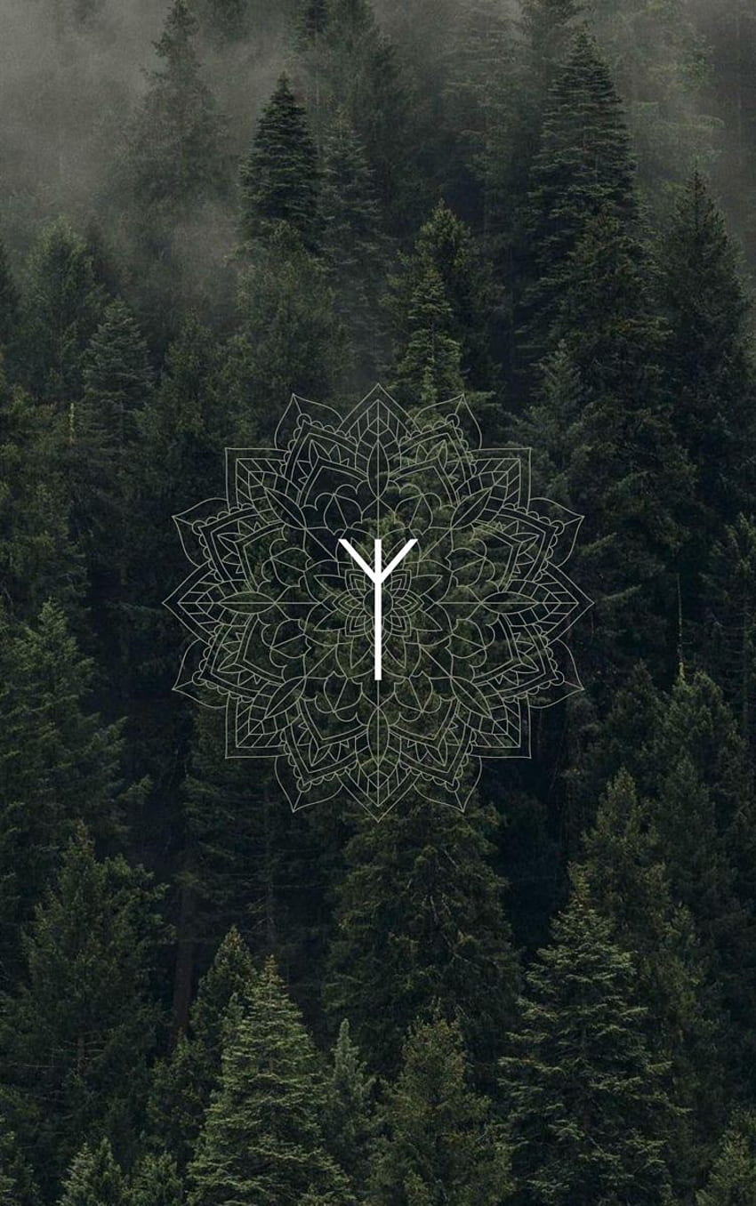 Protection rune . Viking , Viking art, Witchy HD phone wallpaper