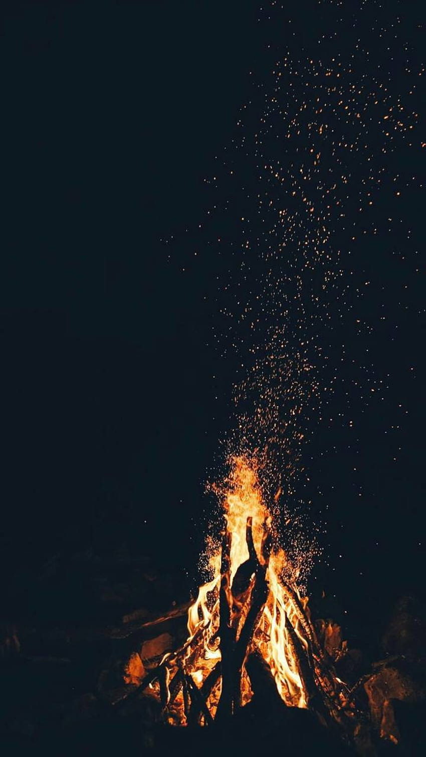 Camp fire, Aesthetic Camping HD phone wallpaper