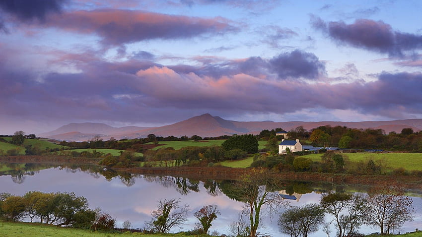 Bestes Irland in hoher Qualität, irischer Hintergrund, irische Landschaftsstadt HD-Hintergrundbild
