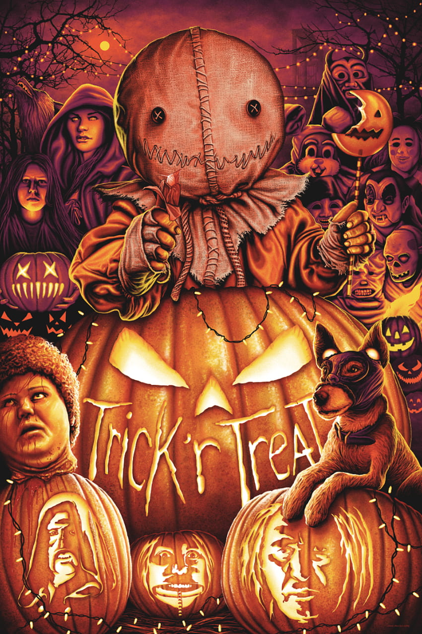 Trick R Treat Sam, Halloween Süßes oder Saures HD-Handy-Hintergrundbild