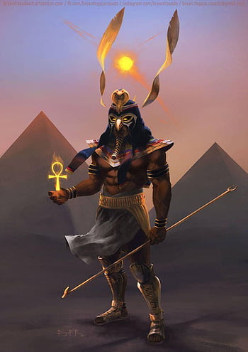 Ai Generated Image Of Egyptian God Amun Ra, Ancient, 50% OFF