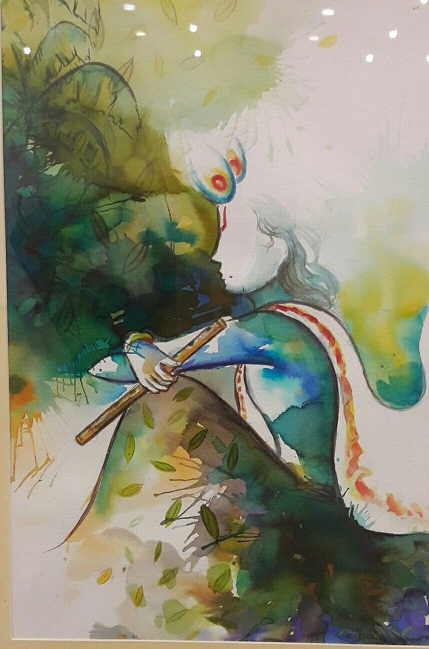 Beautiful Paintings Of Lord Krishna, Radha Krishna Art HD phone wallpaper