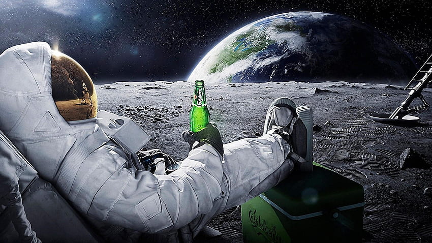 Carlsberg Beer In Space . Desk Top Wall Papers HD wallpaper