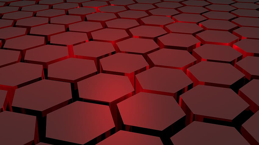 Red Hexagonal Background by artyom17 [] for your , Mobile & Tablet. Explore Red Hexagon . Blue Hexagon , David Hicks Hexagon , Hicks Hexagon HD wallpaper