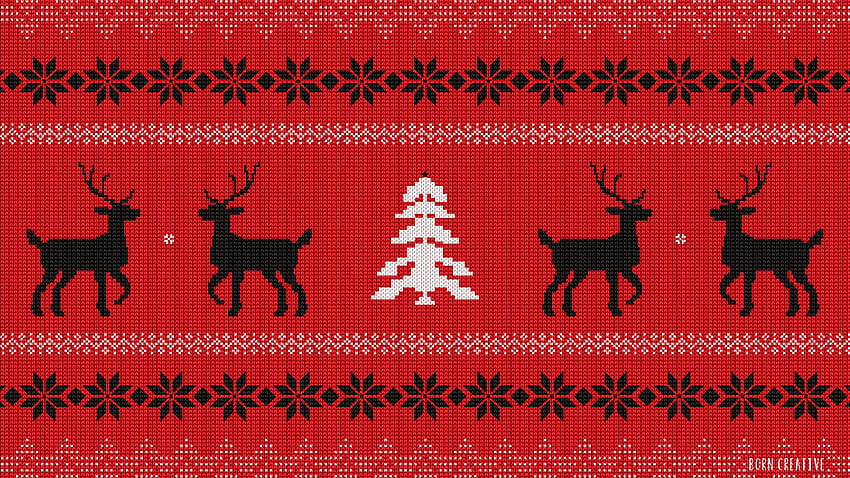 Christmas Sweater Pattern U HD wallpaper